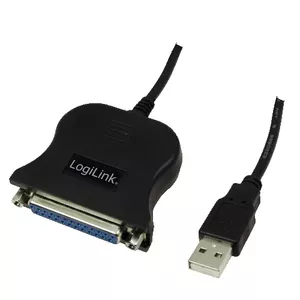 Paralēlais kabelis LogiLink UA0054A melns 1.8m