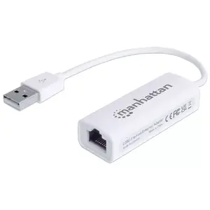 Ethernet Adapter Manhattan USB-A Fast Ethernet Adapter 10/100 Mbps