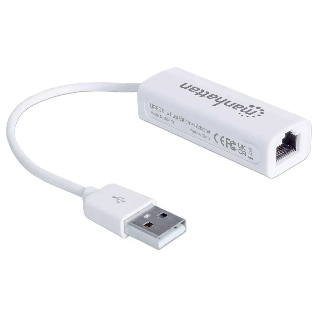Ethernet adapteris Manhattan USB-A Fast Ethernet Adapter Photo 2