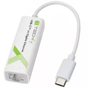 Cable Adapter USB 3.1 Type CM to Gigabit Ethernet Techly IADAP USB31-ETGIGA