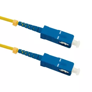 InfiniBand / Fibre optic cable QOLTEC 54298, 2 m, SC–SC, 9 µm core, yellow