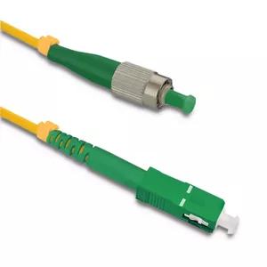 QOLTEC fiber patchcord FC/APC to SC/APC Singlemode 9/125 G.652D Simplex 15 m