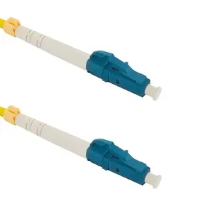 Network cable QOLTEC InfiniBand/fibre optic 0.5 m LC–LC, 9 µm core, yellow