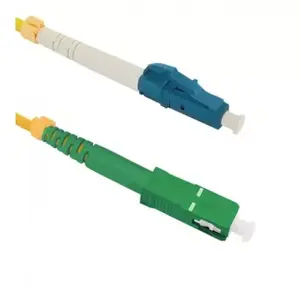 Fiber optic cable QOLTEC 54332 — 2 m, LC to SC, 9 µm single-mode, multicolour