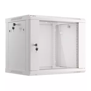Sienas plaukts LANBERG WF01-6409-10S, 9U, 19", 600×450 mm, slodze 60 kg, pelēks