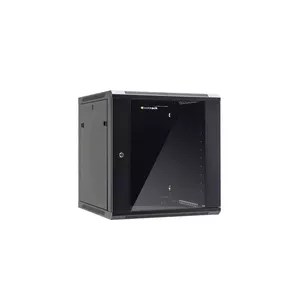 Netrack 019-120-66-022 rack cabinet 12U Wall mounted rack Black