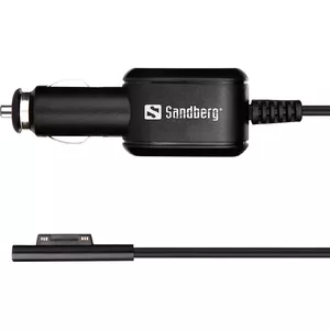 Sandberg Car Charger Surface Pro 3/4 Portatīvais dators Melns Cigāru šķiltavas Auto