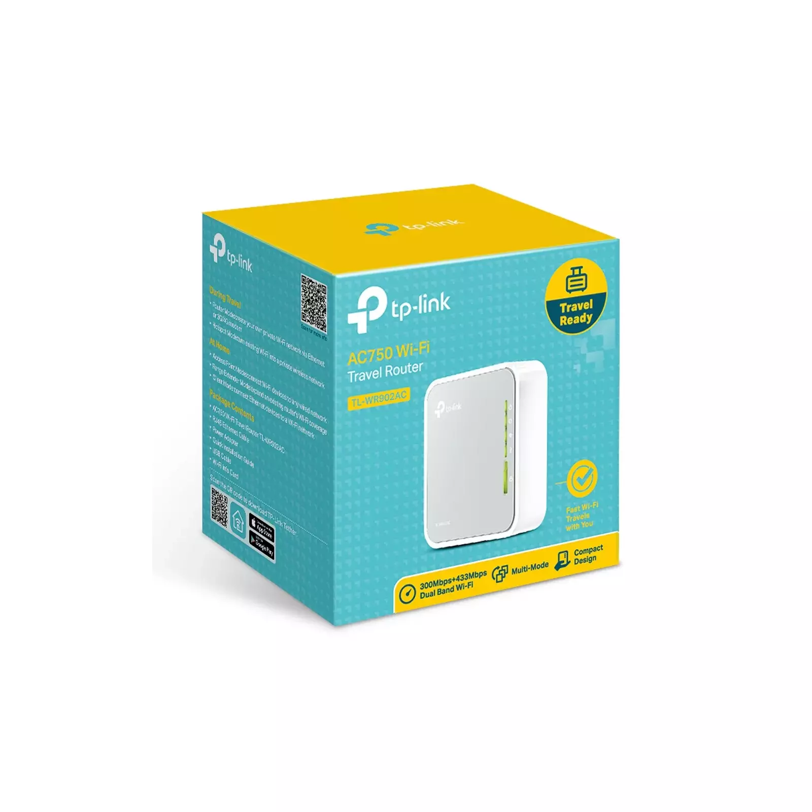 TP-Link AC750 Wireless Travel WiFi TL-WR902AC