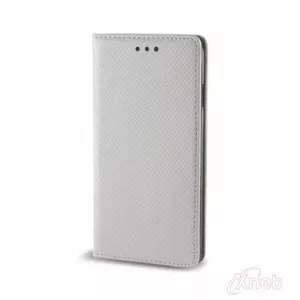 Smart Magnet GreenGo HTC 530 Silver — magnetic smartphone sleeve for HTC 530, silver