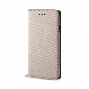 Чехол-портмоне GreenGo Smart Magnet LG X Power Gold GSM022417, магнитная застежка, карман для смартфона