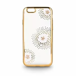 Защитный TPU-чехол beeyo для Sony E5 — Flower Dots Gold