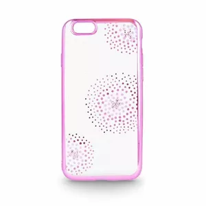 Защитный TPU чехол beeyo для Sony Xperia E5 — Flower Dots розовый