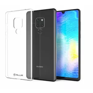 Phone silicone cover Tellur for Huawei Mate 20 — transparent, slim protective case