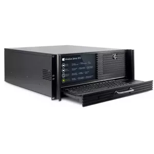 Server Case Inter-Tech 4U 4452-TFT Rack Black