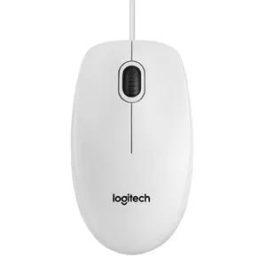 Pele Logitech B100 Pārnēsājamā Optiskā Pele Balta