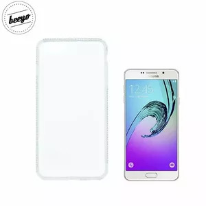 Beeyo Diamond frame super plāns silikona caurspīdīgs aizmugures maks-apvalks priekš Samsung A310F Galaxy A3 (2016) Balts