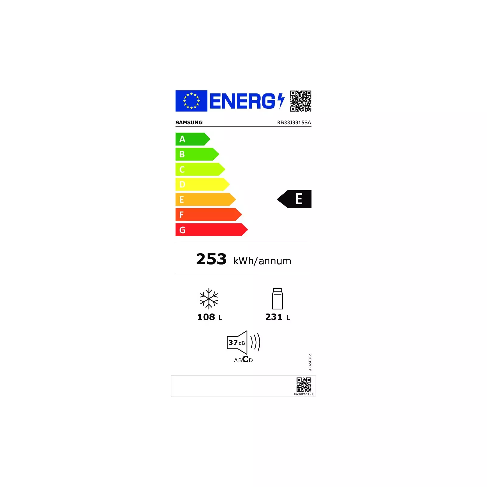 Samsung RB33J3315SA/EF Photo 6