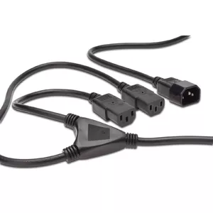 Digitus AK-440400-017-S кабель питания Черный 1,7 m IEC C14 Разъем C13