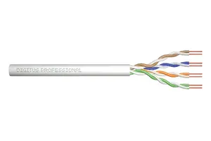 DIGITUS ASSNET250 CAT 6 U/UTP datu kabelis instalācijas kabelis 305 m Eca pelēks