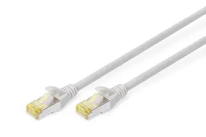 Сетевой патч-корд DIGITUS CAT 6A S/FTP 25 м, серый, Cat6a, RJ-45 — RJ-45