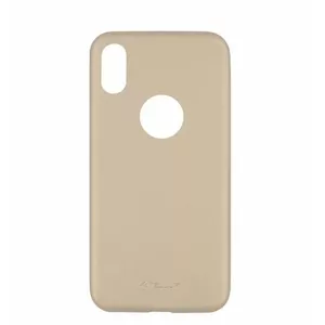 Phone cover Tellur Slim Synthetic Leather for iPhone X/XS — Gold, slim protective case
