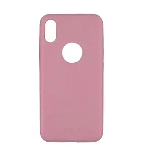 Phone cover Tellur Slim Synthetic Leather for iPhone X/XS — Pink, slim protective case
