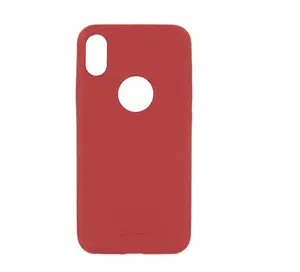 Phone case Tellur Cover Slim for iPhone X/XS — synthetic leather, red