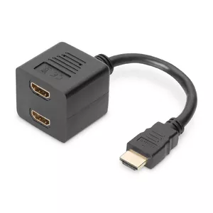 HDMI Y-splitter kabelis Digitus AK-330400-002-S