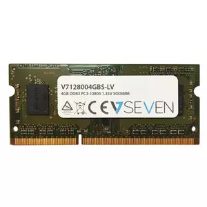 V7 4GB DDR3 PC3-12800 - 1600mhz SO DIMM Notebook Memory Module - V7128004GBS-LV