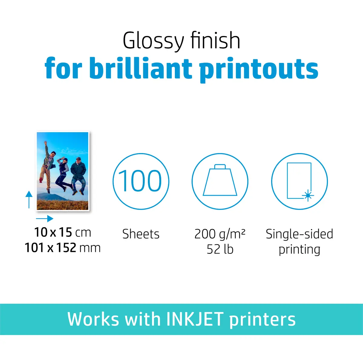 HP Everyday Photo Paper Glossy 10x15 cm 100 sheets Photo 6