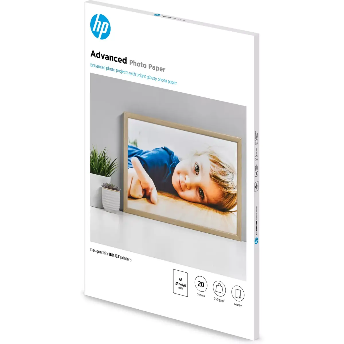 Photo Paper HP Advanced Glossy 250g/m2 A3 Photo 2