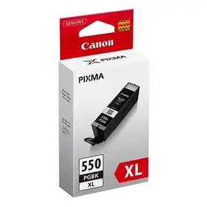 Картридж Canon PGI-550XL PGBK оригинальный High (XL) ёмкость — чёрные пигментные чернила, 1 шт.