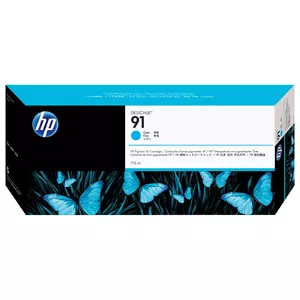 Бирюзовый пигментный картридж HP 91 (775 мл) для принтеров HP DesignJet