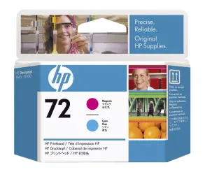 HP 72 Magenta and Cyan Printhead C9383A Photo 2