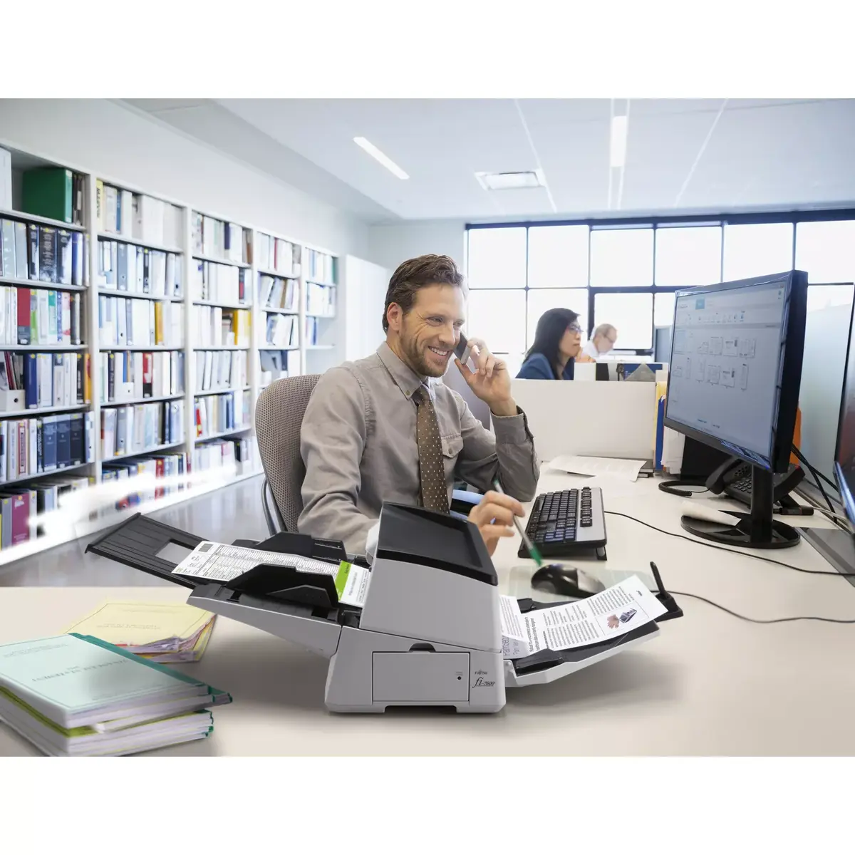 ADF manuālais barošanas skeneris Fujitsu fi-7600 Photo 5