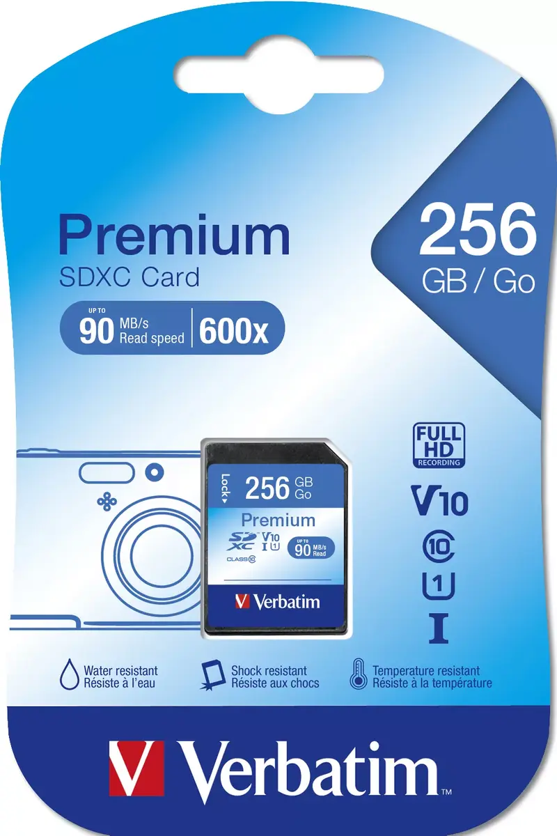 Zibatmiņa Verbatim Premium 256 GB SDXC Photo 2