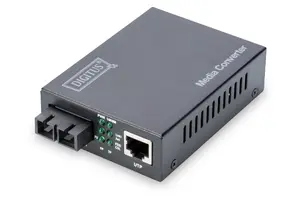 Digitus Gigabit Media Converter RJ45 to SC Single-Mode 1000 Mbit/s 1310 nm 20000 m