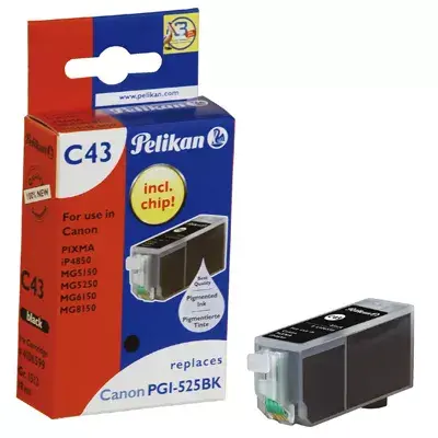 Pelikan C43 Melna tintes kasetne pigmenta