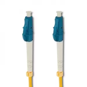 Оптический патч‑корд QOLTEC 54324, 1 м, LC–LC (LC/UPC), G.652D, жёлтый