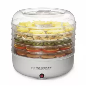 Esperanza EKD001 food dehydrator Transparent, White 125 W