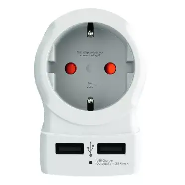 Lādētājs Skross Europe to UK USB Photo 2