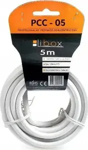Coaxial Aerial Cable LIBOX PCC05 RG6, 5 m