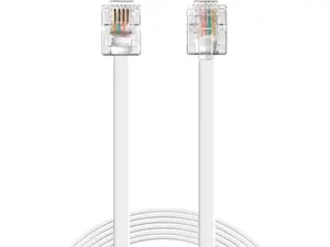 Телефонный кабель Sandberg RJ11-RJ11 штекер-штекер 5 м белый