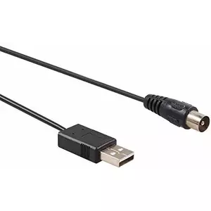 Кабель USB MACLEAN MCTV-697 USB 2.0, 2× USB-A — USB-A, 0,85 м, чёрный