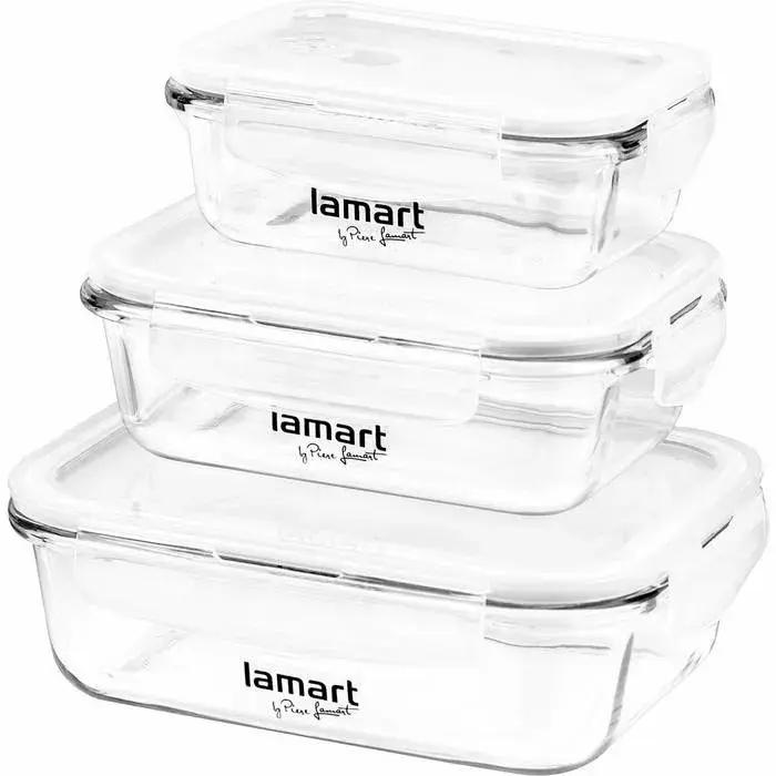 Pārtikas uzglabāšanas trauku komplekts LAMART LT6011