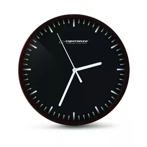 Esperanza EHC010K WALL CLOCK -  BUDAPEST - BLACK