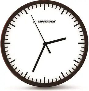 Настенные часы ESPERANZA EHC010W Budapest — белые, аналоговые настенные часы ESPERANZA