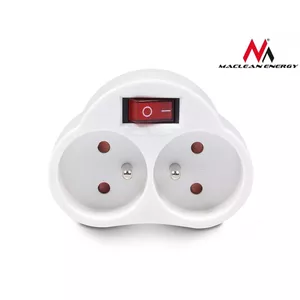 Electrical current socket MACLEAN MCE31 with switch, 3680W rated power, model X2