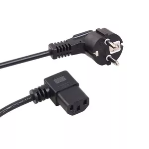 Силовой кабель MACLEAN MCTV-802, 1,5 м, чёрный, вход 220–250 В