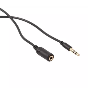 Audio extension cable MACLEAN MCTV-823 — 3.5 mm male to 3.5 mm female, 15 m, black